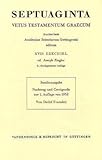 Septuaginta. Nachtrag Zu Band 16,1: Ezechiel