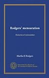 Rodgers' Mensuration: Elements Of Mensuration