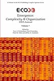 Emergence: Complexity & Organization (2005 Annual)